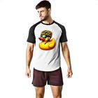 Camiseta Raglan Patinho de borracha Ciclista