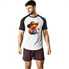 Camiseta Raglan Patinho de borracha Fazendeiro