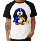 Camiseta Raglan Pinguim Salva Vidas - Foca na Moda