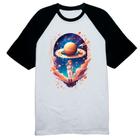 Camiseta Raglan Planeta Satuno Menina Anime