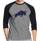 Camiseta Raglan Polymath Manga 3/4 - Foca na Moda