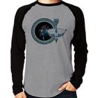 Camiseta Raglan Signo Sagitário Astrologia Manga Longa - Foca na Moda