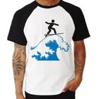 Camiseta Raglan Surfista - Foca na Moda