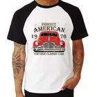 Camiseta Raglan Vintage Classic Car - Foca na Moda