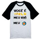 Camiseta Raglan Voce e luz meu iaia meu ioio