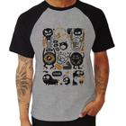 Camiseta Raglan We all have monsters within - Foca na Moda