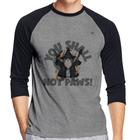 Camiseta Raglan You shall not paws Manga 3/4 - Foca na Moda