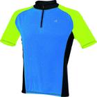 Camiseta realtex 998 com ziper m/c azul/preto m