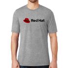 Camiseta Red Hat Linux Logo - Foca na Moda