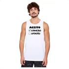 Camiseta Regata Aceito dinheiro