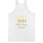 Camiseta Regata Ano Novo 2024 fogos artificios