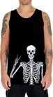 Camiseta Regata Arte Tumblr Esqueletos Caveira Ossos Moda 11