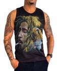 Camiseta Regata Bob Marley Leao Jamaica Dryfit Academia