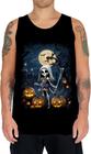 Camiseta Regata Bruxa Caveira Halloween 1