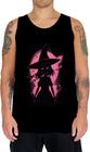 Camiseta Regata Bruxa Halloween Rosa 7