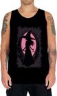 Camiseta Regata Bruxa Halloween Rosa 8