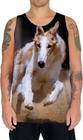 Camiseta Regata Cão Borzoi Competição Veloz Ágil Lindo 1