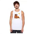 Camiseta Regata Capivara praia relax