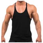 Camiseta Regata Cavada Masculina Fitness Academia Lisa