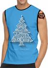 Camiseta Regata de Natal MASCULINA Azul