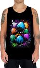 Camiseta Regata de Ovos de Páscoa Artísticos 15