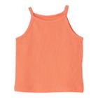 Camiseta Regata de Ribana Lisa Infantil Menina Coral- Hering