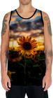 Camiseta Regata Flor do Sol Girassol Natureza Amarela HD 8