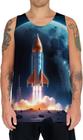 Camiseta Regata Foguete Espacial Space Rocket Espaço 3