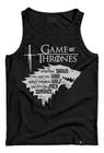 Camiseta Regata Game Of Thrones Stark Camisa Geek Got Nerd