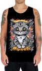 Camiseta Regata Gatinho no Pôrdo Sol Sunset 14