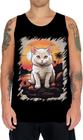 Camiseta Regata Gatinho no Pôrdo Sol Sunset 4