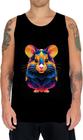 Camiseta Regata Hamster Neon Pet Estimação 21