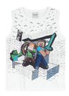 Camiseta Regata Infantil Minecraft