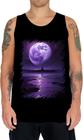 Camiseta Regata Lua Púrpura Luar Roxo Moon Lunar 11