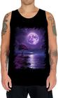 Camiseta Regata Lua Púrpura Luar Roxo Moon Lunar 3