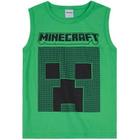 Camiseta regata minecraft infantil menino brabdili