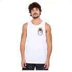 Camiseta Regata Pug no bolso