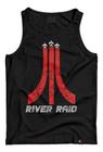 Camiseta Regata River Raid Atari Game Retrô Camisa Anos 80