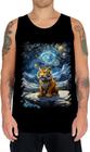 Camiseta Regata Tigre Noite Estrelada Van Gogh 4