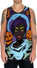 Camiseta Regata Tshirt Halloween Bruxa Afro Terror Negra 4