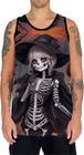 Camiseta Regata Tshirt Halloween Esqueletos Caveiras HD 14