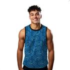 Camiseta Regata Verão Estilo Moda Praia Bicicleta Bikes Cartoon Azul 1442