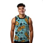 Camiseta Regata Verão Estilo Moda Praia Tigre Cartoon Funny Selva 940