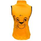 Camiseta Regatinha Simba Amarela para cachorro e gato