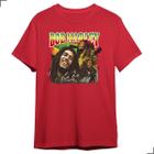 Camiseta Rei Reggae Bob Paz Amor Marley No Woman No Cry