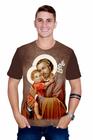 Camiseta Religiosa Católica São José e Jesus CTF1750