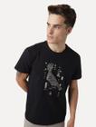 Camiseta Reserva Masculina Estampada Pica-Pau Dark Glitch Preta