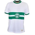 Camiseta Retrô Mania Coritiba 1976 Masculino - Branco e Verde