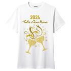 Camiseta Reveillon Feliz Ano Novo 2024 Modelo 2