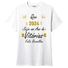 Camiseta Reveillon Feliz Ano Novo 2024 Modelo 8
